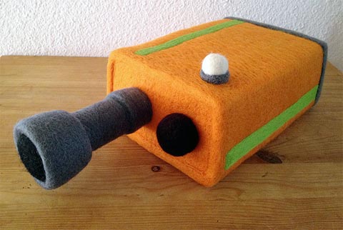 Moxie - Control - needle felted art