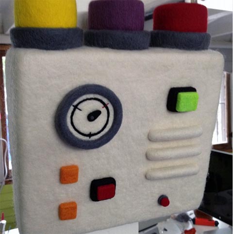 Moxie - Control - needle felted art