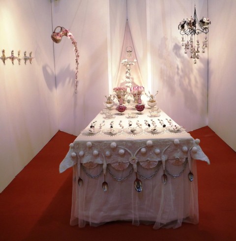 Sue Walton - 'The table set' in the Jabberwocky installation