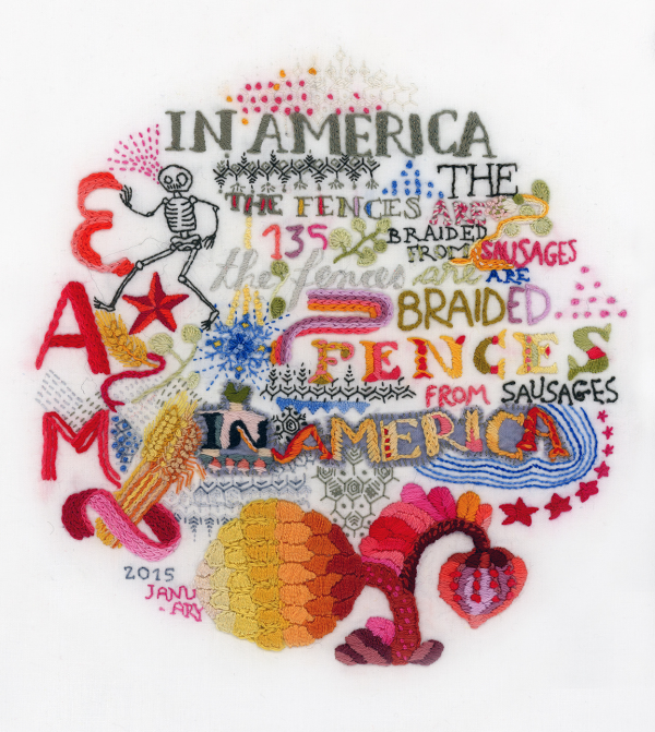 Andrea Dezsö - In America the Fences are Braided from Sausages (2015)