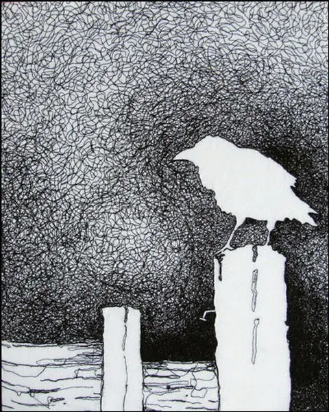 Logan McLain - Raven - Machine Embroidery