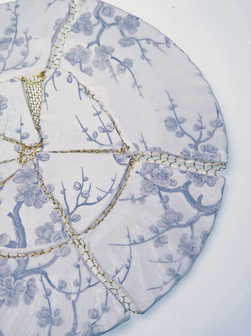 Harriet Lawton - Handstitch Kintsugi Plate