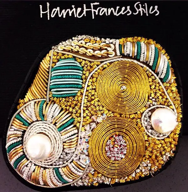Goldwork Adornment - Harriet Frances Stiles