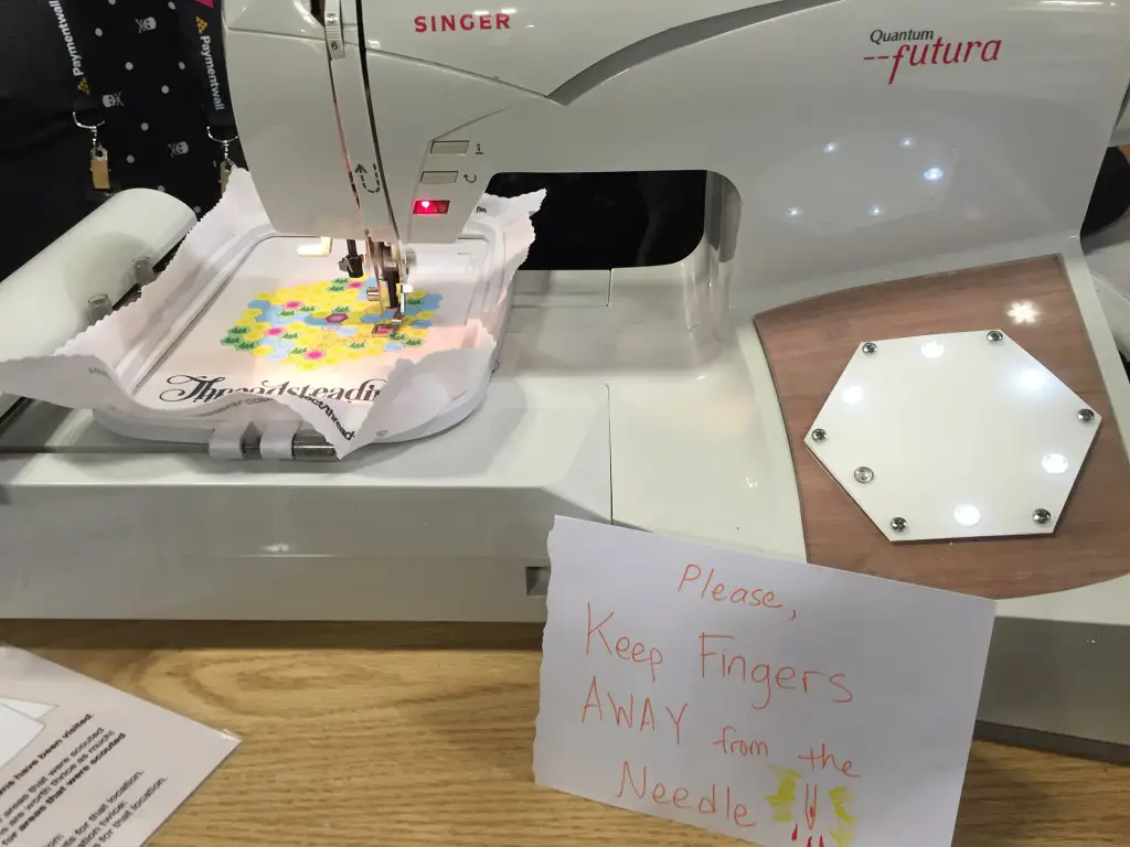 Threadsteading - The Sewing Strategy Game Played on an Embroidery Machine