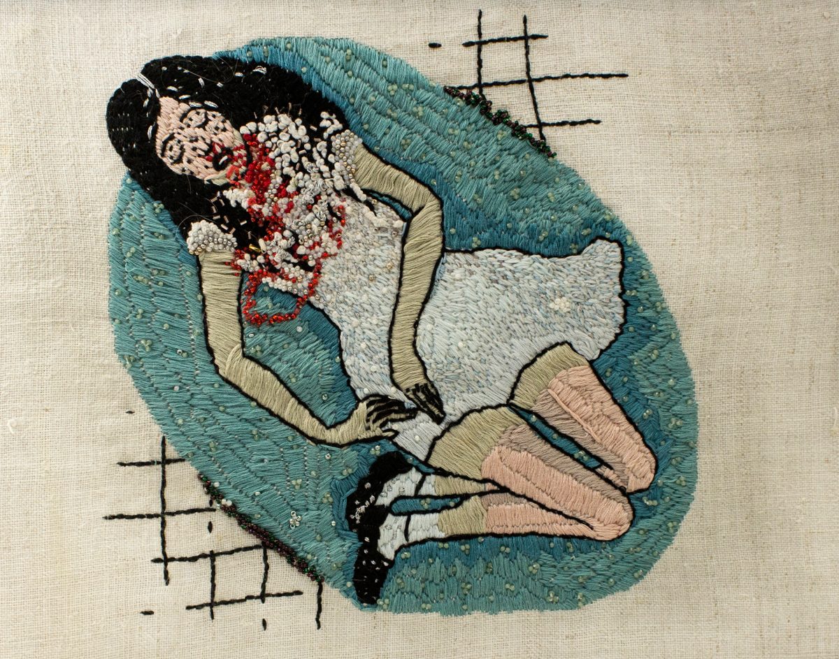 Olga Lisowska - Nosebleed Bath - Hand Embroidery & Beadwork