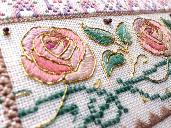 Using a variety of stitches and threads in a project makes the design more eye-catching, interesting, and dimensional. Just take that extra step of making sure your stitches look good, and you will reach heights of gorgeousness.