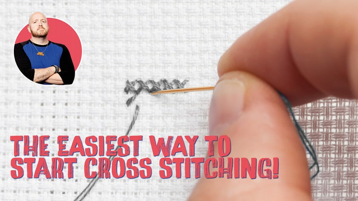 The Easiest Way to Start Cross Stitch - The Loop Technique