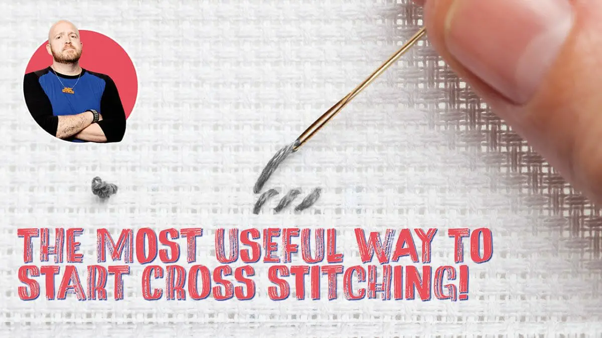 Start Cross Stitch with the Waste Knot Technique