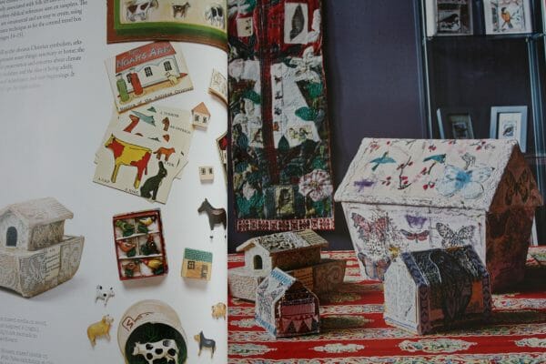 Textile Folk Art by Anne Kelly generously illustrates many a piece of Anne Kelly's own artwork.