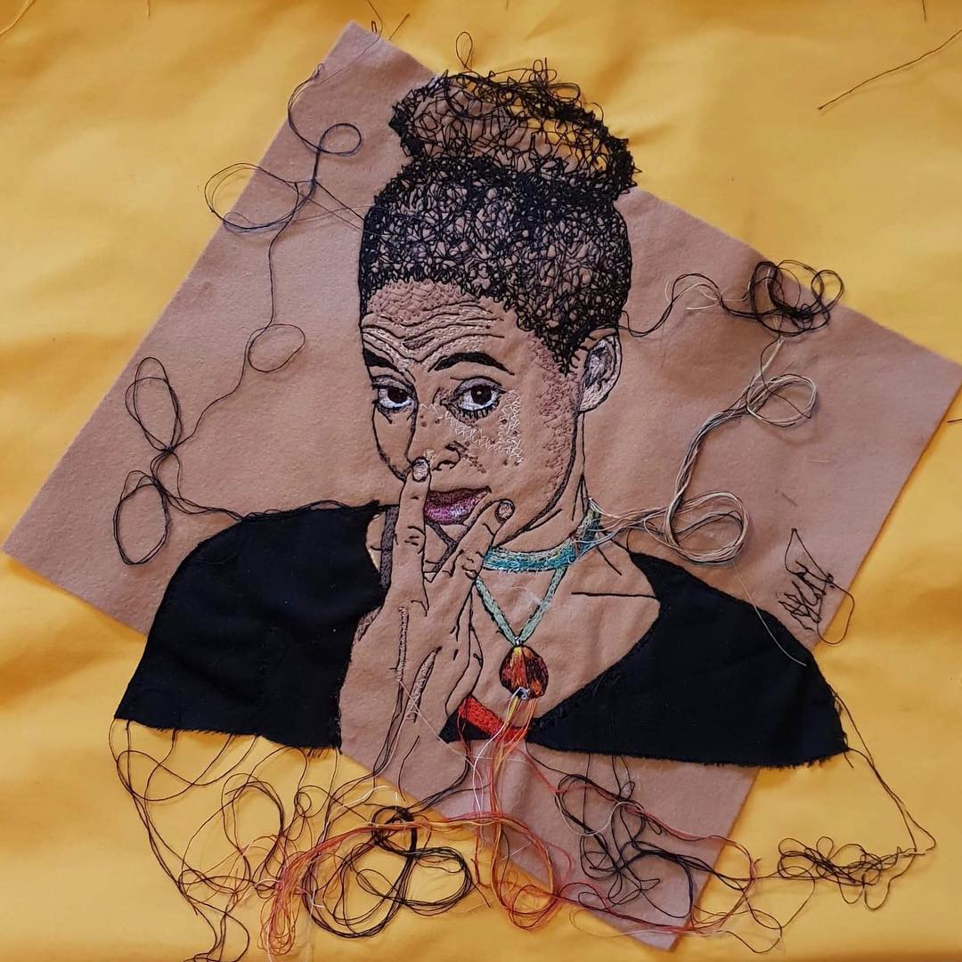 Alison Carpenter-Hughes - Lou - Free Machine Embroidery
