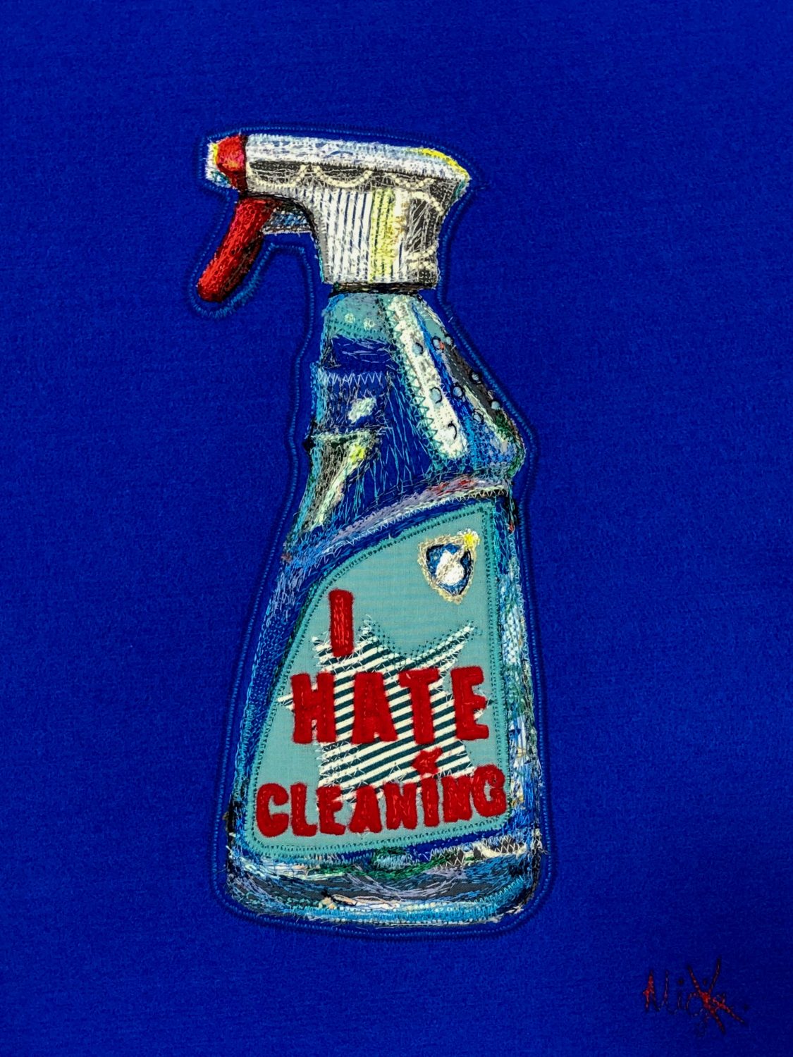 Alicja Kozłowska - I Hate Cleaning - Art Quilt