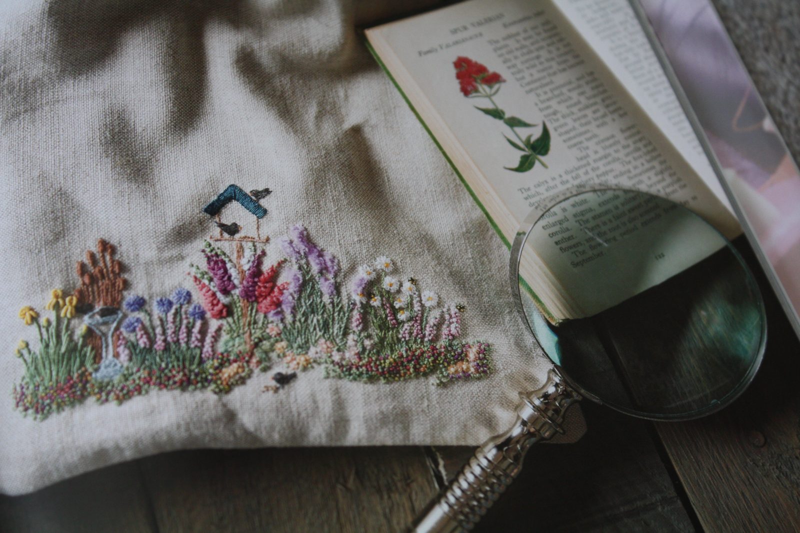 Embroidered Country Gardens By Lorna Bateman Mr X Stitch