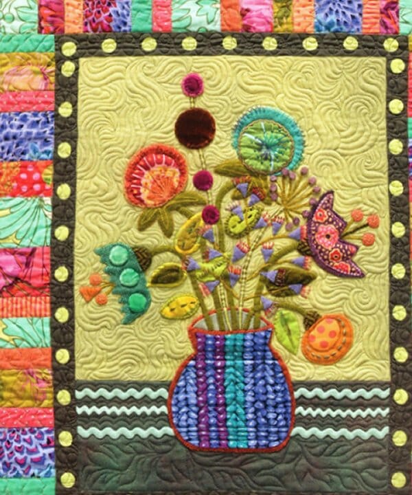 Cross-Stitch Pencil Case  Sue Spargo Folk Art Quilts