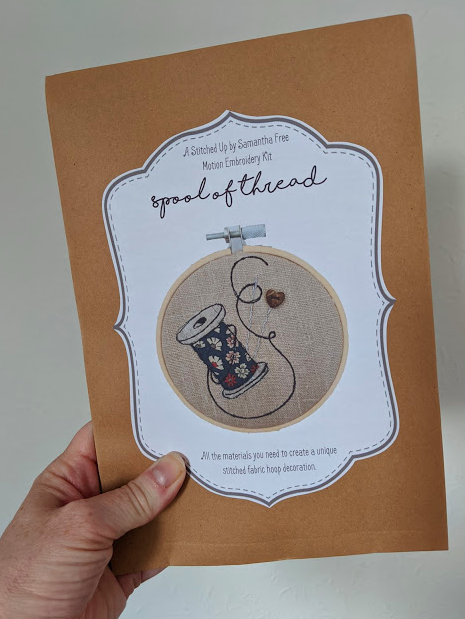 Spool of Thread Free Motion Embroidery Kit