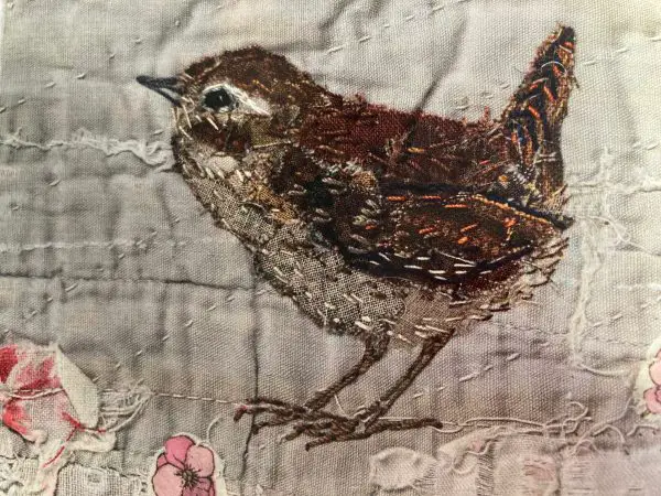 Mandy Pattullo Textiles transformed front cover bird