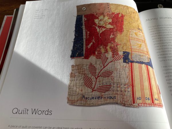 Mandy Pattullo Textiles transformed quilt text