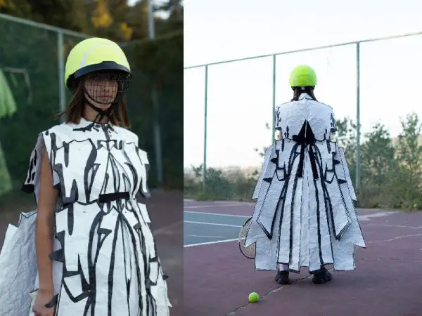 Tennis outfit, by Rotem Izhaki