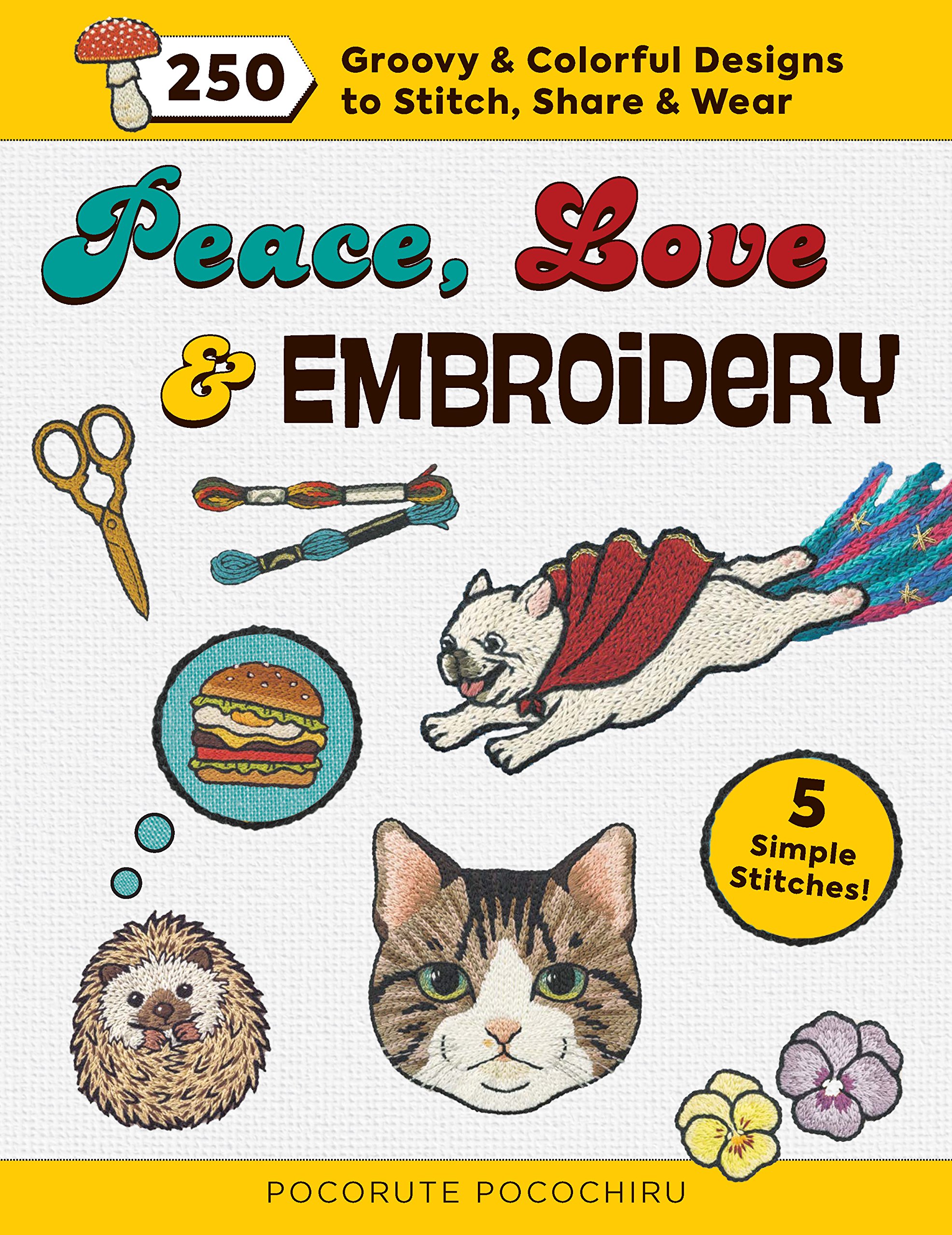 peace love embroidery