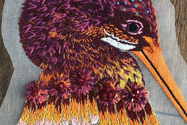 Embroidery detail, Eva van den Top