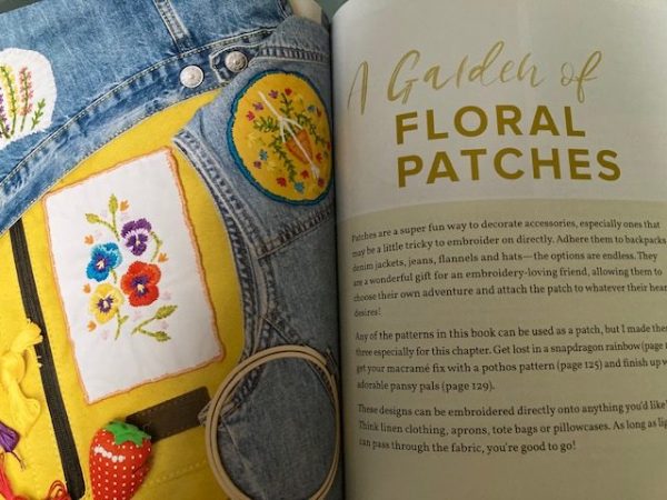 Beautiful embroidered accessories LM Brantman floral patches