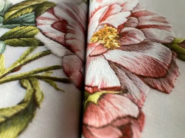 Kew Embroidery Trish Burr - two page illustrations