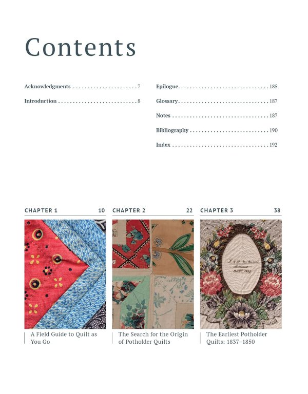 Portable Patchwork by Pamela Weeks table of contents