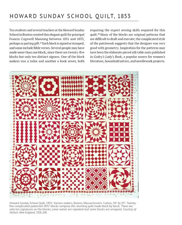 Portable Patchwork by Pamela Weeks quilt example in red and white pattern
