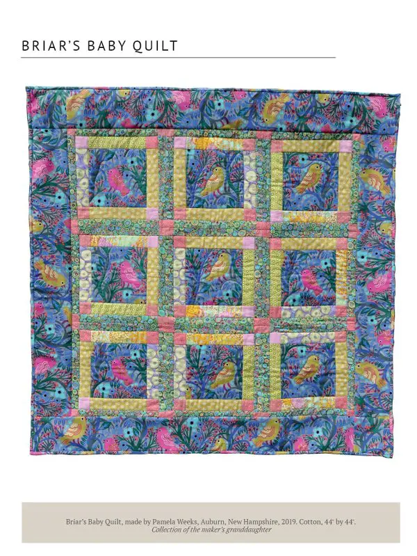 Portable Patchwork by Pamela Weeks baby quilt