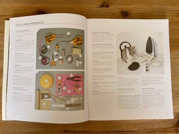 Contemporary Millinery Sophie Beale tools explained, in picture and written text