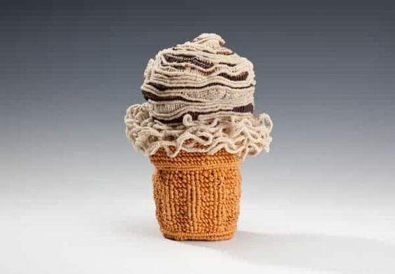 Ed Bing Lee ice cream sculpture