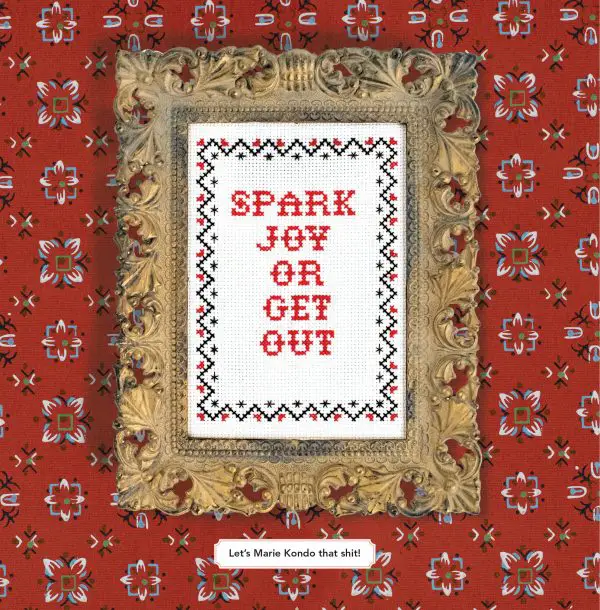 Subversive Cross Stitch - Spark Joy Or Get Out