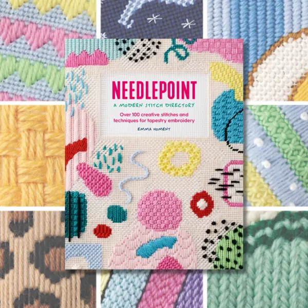 An image of the book Needlepoint A Modern Stitch Directory by Emma Homent