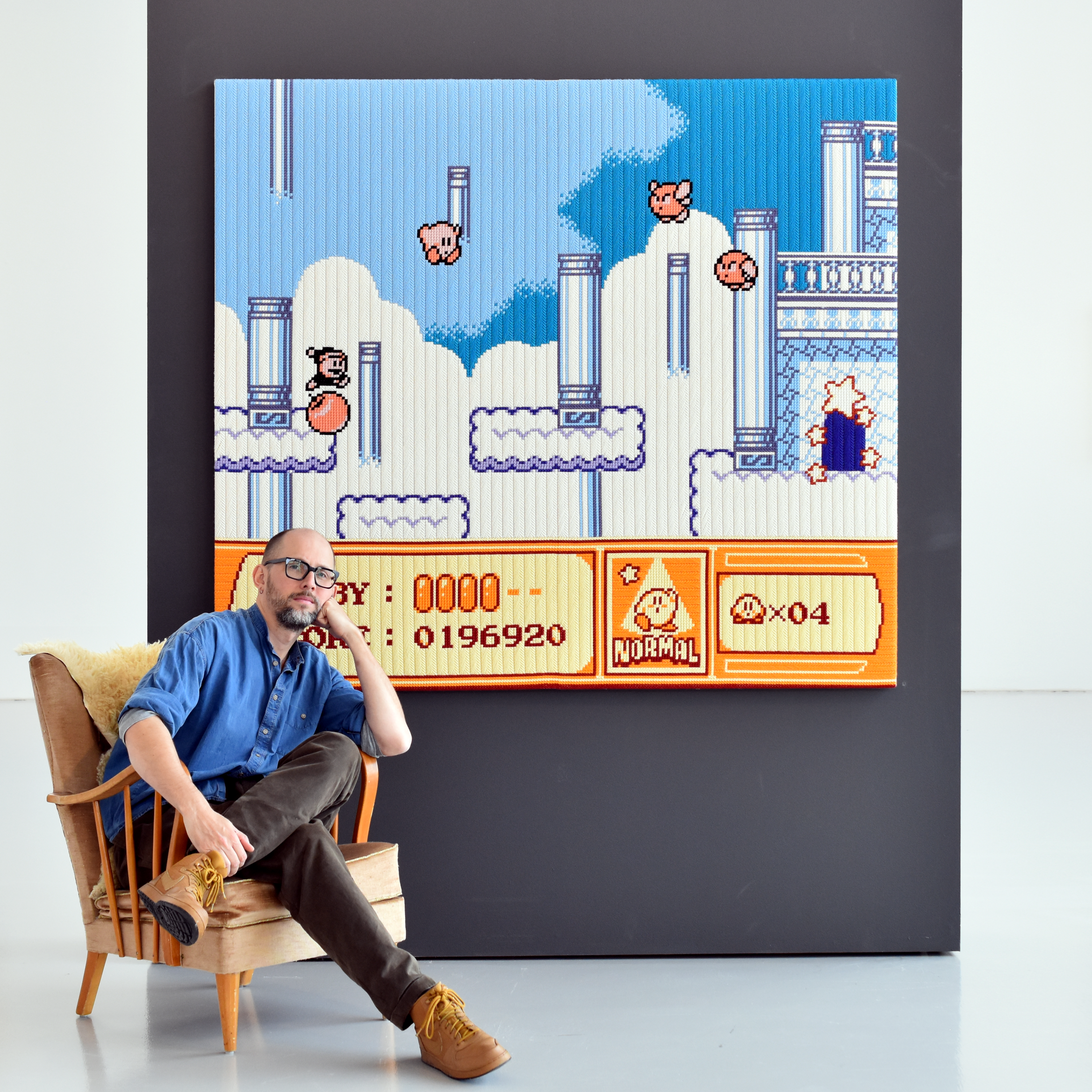 Per Fhager | Video Game Needlepoint
